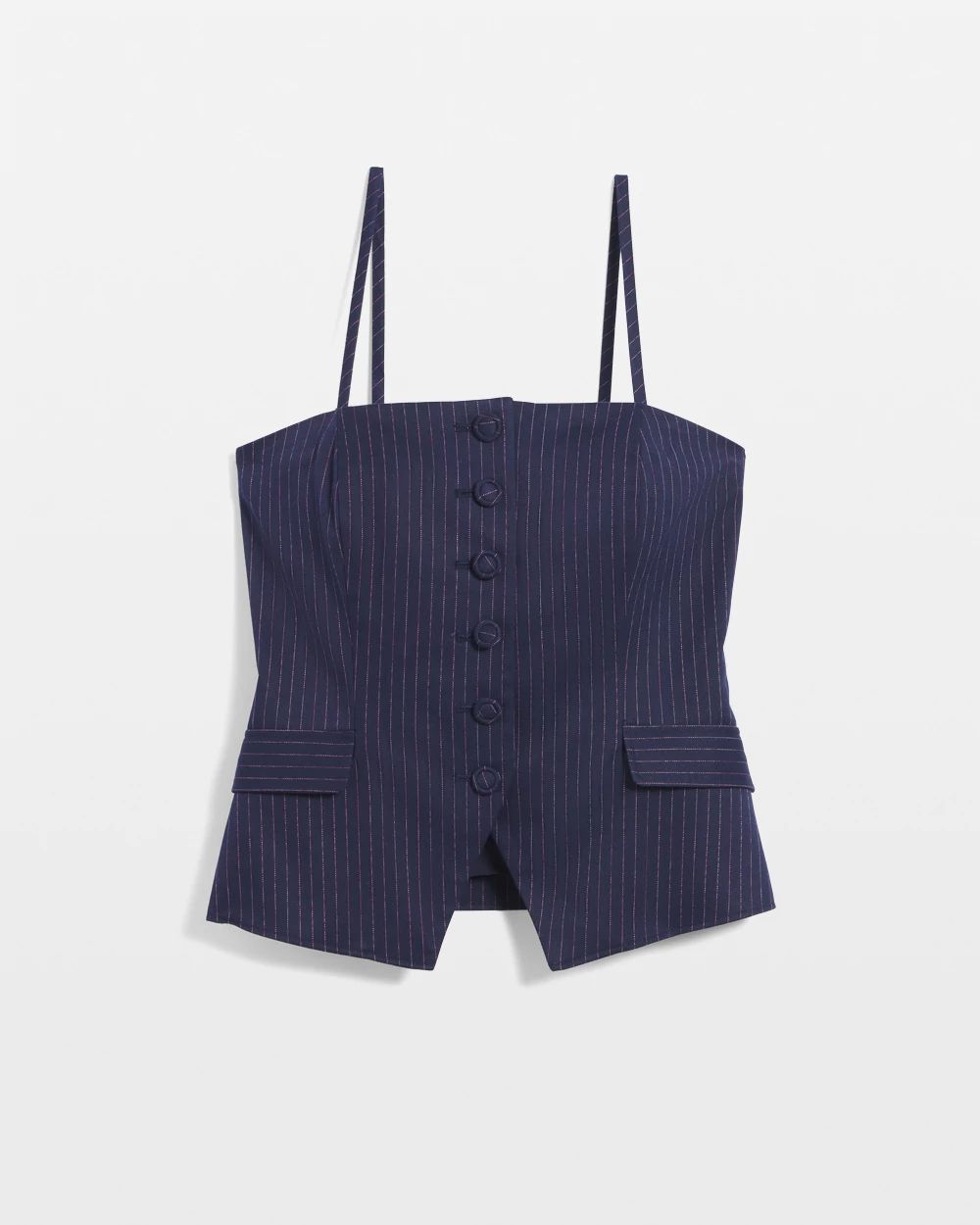 Pinstripe Bustier | White House Black Market